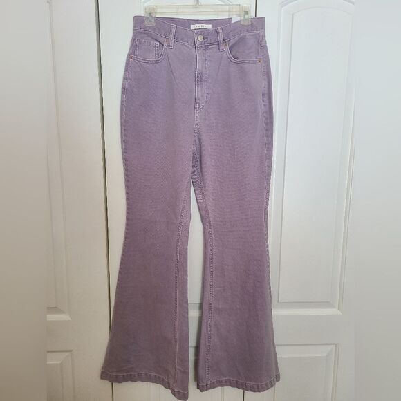 PacSun Eco Purple High Waisted Flare Jeans Color: LAVENDER Size 29 - Picture 7 of 15